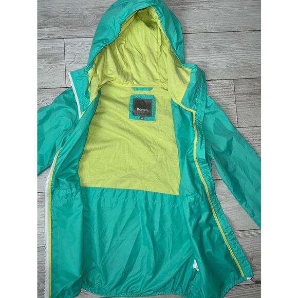 Women's Bench Multipurpose Turquoise and lime Green running Jacket size XS - Picture 10 of 12
